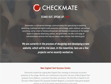 Tablet Screenshot of checkmatecg.com